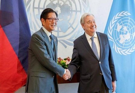 Marcos Champions Women's Education at UN Global Forum